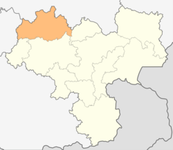 Map of Dimitrovgrad municipality (Haskovo Province)